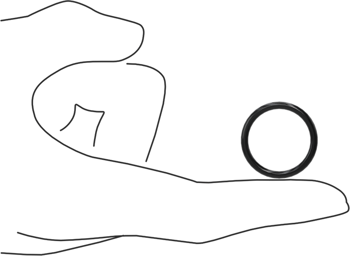 Yağa Dayanıklı Buna-N O-Ring, 2.5 mm Genişlik, 21 mm İç Çap