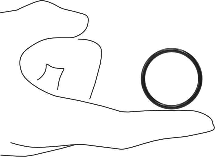 Yağa Dayanıklı Buna-N O-Ring, 2.5 mm Genişlik, 29 mm İç Çap