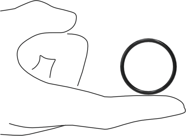 Yağa Dayanıklı Buna-N O-Ring, 2.5 mm Genişlik, 31 mm İç Çap