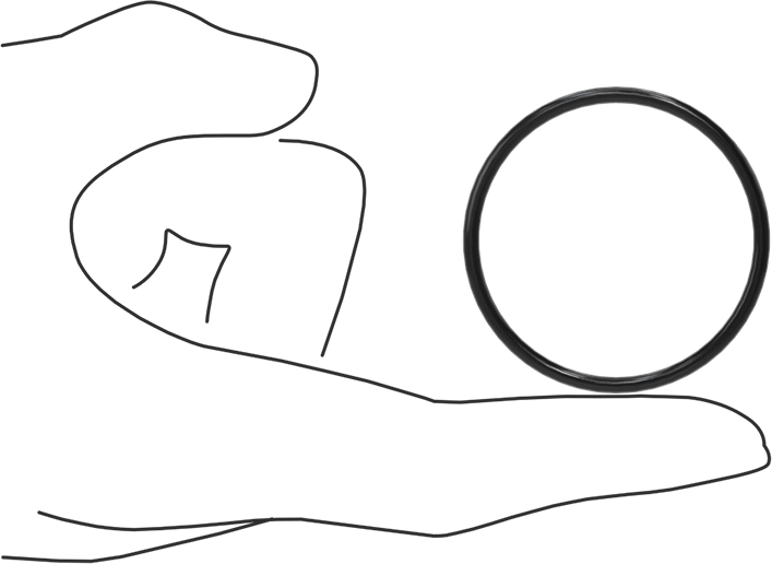 Yağa Dayanıklı Buna-N O-Ring, 2.5 mm Genişlik, 42 mm İç Çap