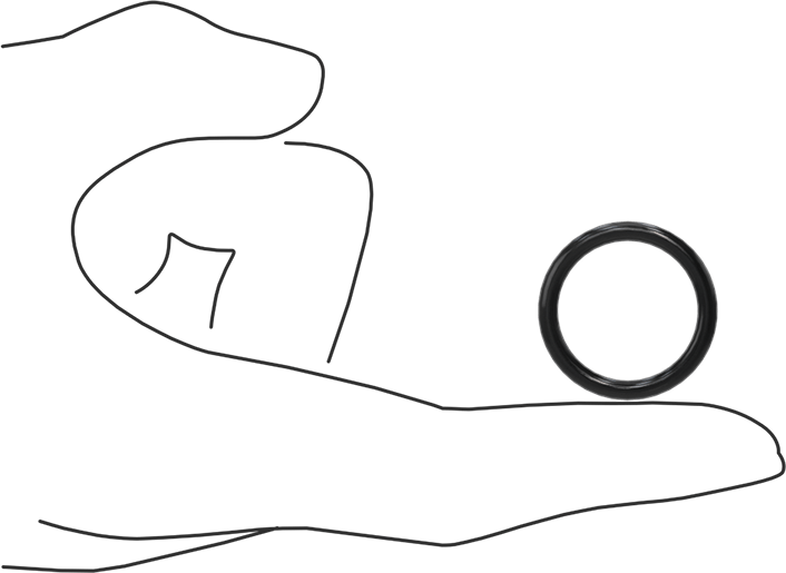 Yağa Dayanıklı Buna-N O-Ring, 3 mm Genişlik, 21 mm İç Çap