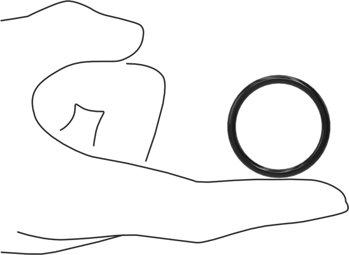 Yağa Dayanıklı Buna-N O-Ring, 3 mm Genişlik, 29 mm İç Çap