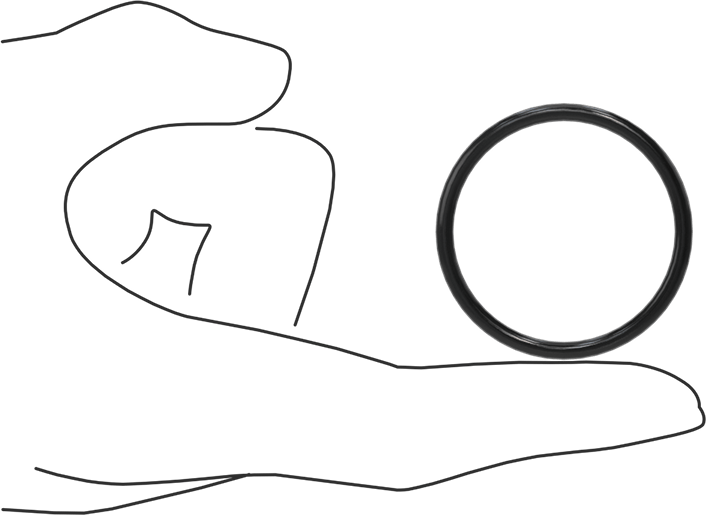 Yağa Dayanıklı Buna-N O-Ring, 3 mm Genişlik, 37 mm İç Çap