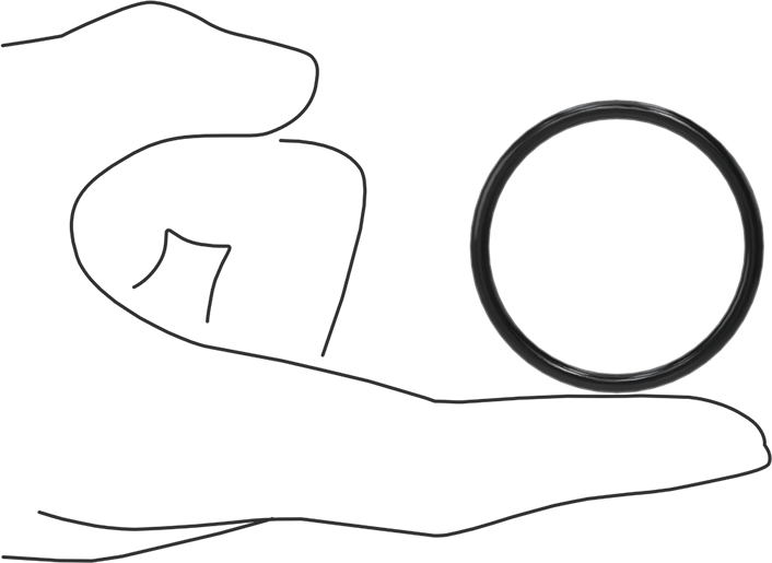 Yağa Dayanıklı Buna-N O-Ring, 3 mm Genişlik, 39 mm İç Çap