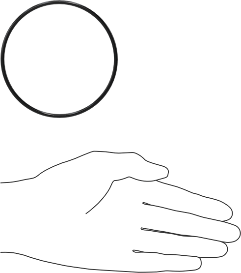 Yağa Dayanıklı Buna-N O-Ring, 3 mm Genişlik, 84 mm İç Çap