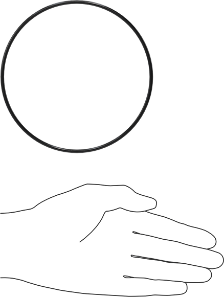 Yağa Dayanıklı Buna-N O-Ring, 3 mm Genişlik, 120 mm İç Çap