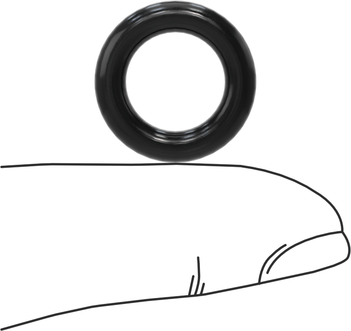 Yağa Dayanıklı Buna-N O-Ring, 3.5 mm Genişlik, 11 mm İç Çap