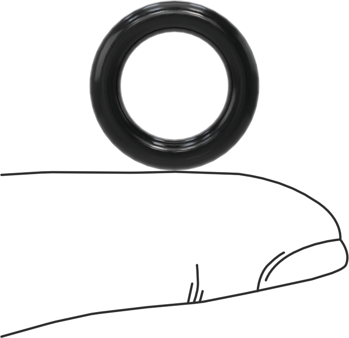 Yağa Dayanıklı Buna-N O-Ring, 3.5 mm Genişlik, 12 mm İç Çap