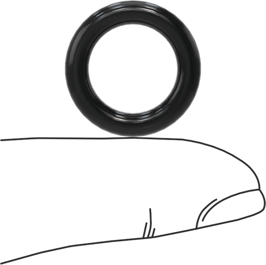 Yağa Dayanıklı Buna-N O-Ring, 3.5 mm Genişlik, 13 mm İç Çap