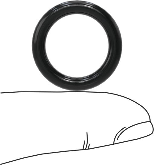 Yağa Dayanıklı Buna-N O-Ring, 3.5 mm Genişlik, 16 mm İç Çap