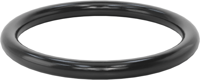 Yağa Dayanıklı Buna-N O-Ring, 3.6 mm Genişlik, 34.1 mm İç Çap