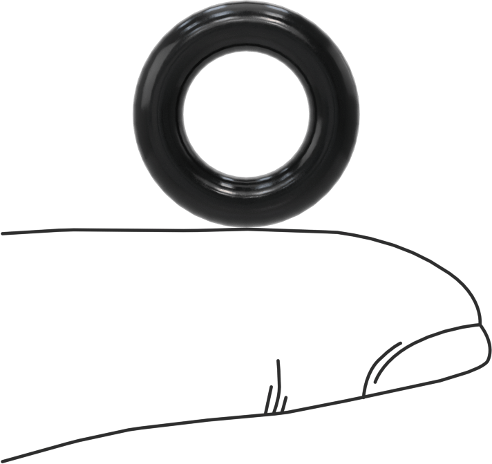 Yağa Dayanıklı Buna-N O-Ring, 4 mm Genişlik, 10 mm İç Çap