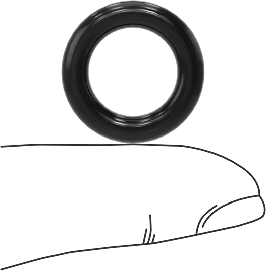 Yağa Dayanıklı Buna-N O-Ring, 4 mm Genişlik, 13 mm İç Çap