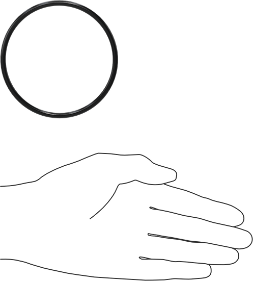 Yağa Dayanıklı Buna-N O-Ring, 4 mm Genişlik, 78 mm İç Çap