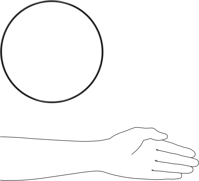 Yağa Dayanıklı Buna-N O-Ring, 4 mm Genişlik, 210 mm İç Çap