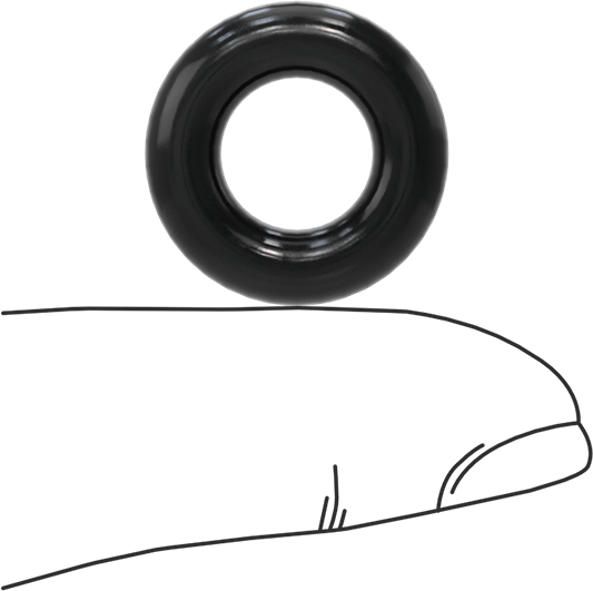 Yağa Dayanıklı Buna-N O-Ring, 5 mm Genişlik, 10 mm İç Çap