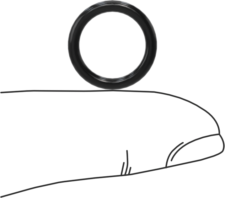 Yağa Dayanıklı Buna-N O-Ring, 2 mm Genişlik, 11.5 mm İç Çap