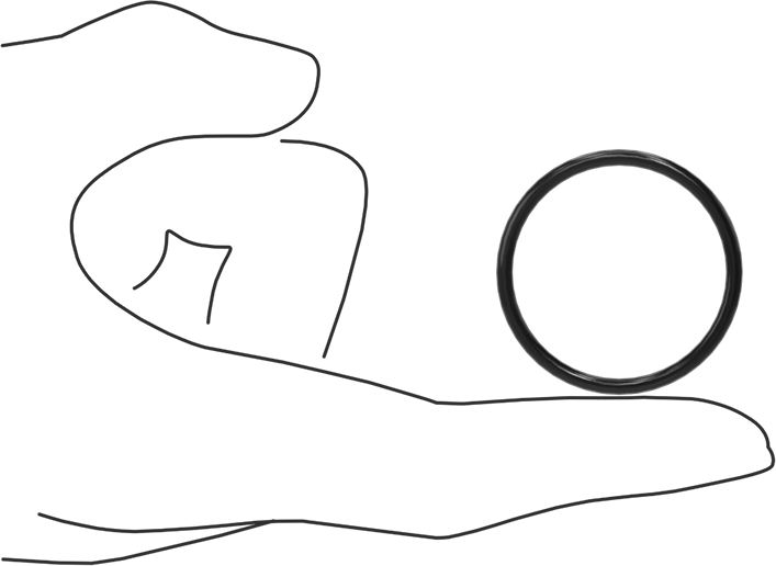 Yağa Dayanıklı Buna-N O-Ring, 2.5 mm Genişlik, 32.5 mm İç Çap