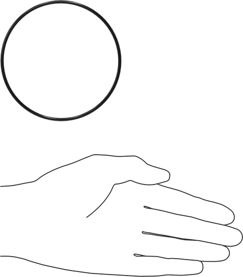 Yağa Dayanıklı Buna-N O-Ring, 2.5 mm Genişlik, 87 mm İç Çap