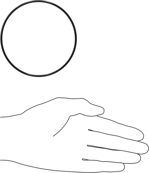 Yağa Dayanıklı Buna-N O-Ring, 2.5 mm Genişlik, 90 mm İç Çap