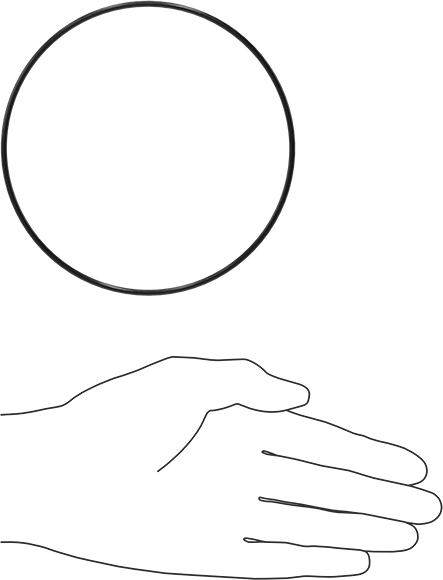 Yağa Dayanıklı Buna-N O-Ring, 2.5 mm Genişlik, 118 mm İç Çap