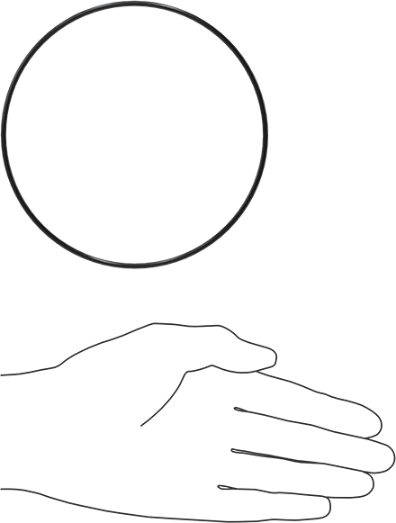 Yağa Dayanıklı Buna-N O-Ring, 2.5 mm Genişlik, 120 mm İç Çap