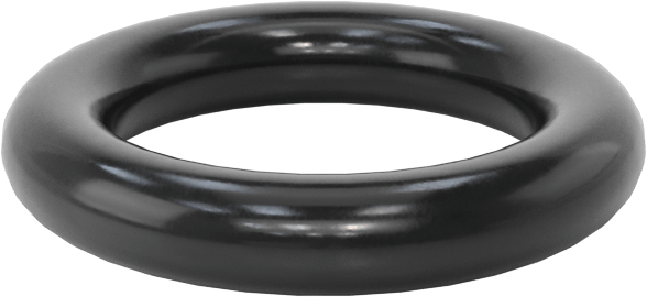 Yağa Dayanıklı Buna-N O-Ring, 2.62 mm Genişlik, 9.9 mm İç Çap