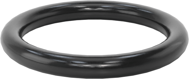 Yağa Dayanıklı Buna-N O-Ring, 2.62 mm Genişlik, 17.86 mm İç Çap