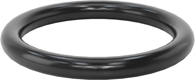 Yağa Dayanıklı Buna-N O-Ring, 2.62 mm Genişlik, 19.05 mm İç Çap