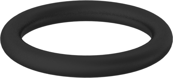 Kimyasala Dayanıklı Viton® Floroelastomer O-Ring, 1 mm Genişlik, 6 mm İç Çap