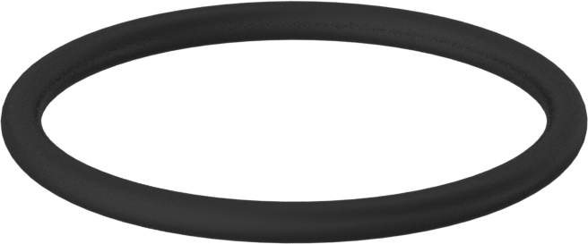 Kimyasala Dayanıklı Viton® Floroelastomer O-Ring, 2 mm Genişlik, 25 mm İç Çap