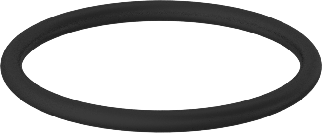 Kimyasala Dayanıklı Viton® Floroelastomer O-Ring, 2 mm Genişlik, 26 mm İç Çap