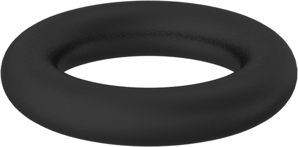 Kimyasala Dayanıklı Viton® Floroelastomer O-Ring, 2.5 mm Genişlik, 8 mm İç Çap