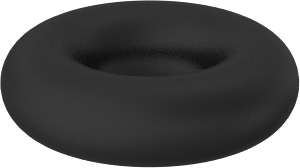 Kimyasala Dayanıklı Viton® Floroelastomer O-Ring, 1.6 mm Genişlik, 2.2 mm İç Çap