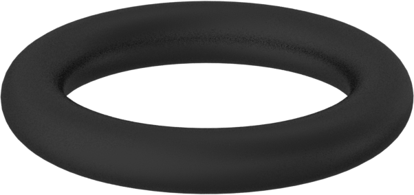 Kimyasala Dayanıklı Viton® Floroelastomer O-Ring, 1.6 mm Genişlik, 7.1 mm İç Çap
