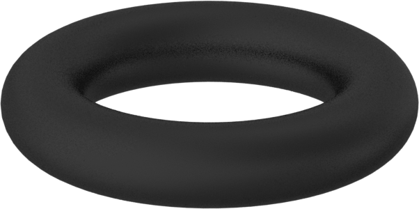 Kimyasala Dayanıklı Viton® Floroelastomer O-Ring, 2 mm Genişlik, 6 mm İç Çap