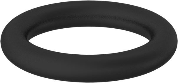 Kimyasala Dayanıklı Viton® Floroelastomer O-Ring, 2 mm Genişlik, 9 mm İç Çap