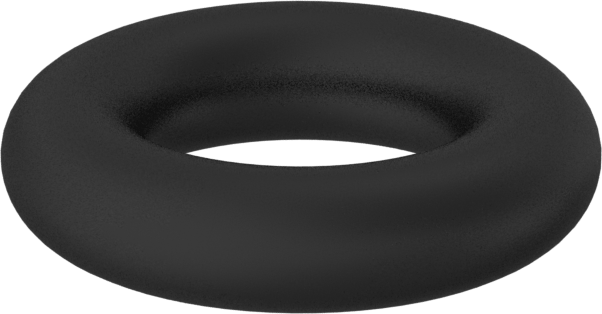 Kimyasala Dayanıklı Viton® Floroelastomer O-Ring, 2.4 mm Genişlik, 5.3 mm İç Çap