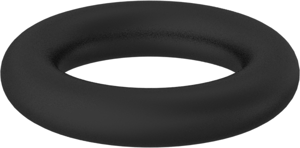 Kimyasala Dayanıklı Viton® Floroelastomer O-Ring, 2.4 mm Genişlik, 7.6 mm İç Çap