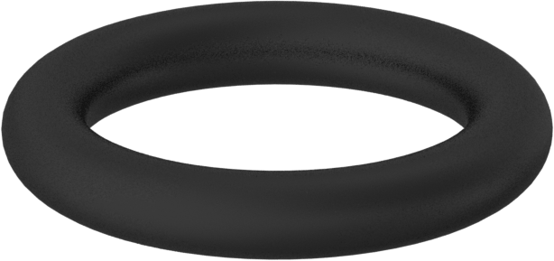 Kimyasala Dayanıklı Viton® Floroelastomer O-Ring, 2.5 mm Genişlik, 11 mm İç Çap