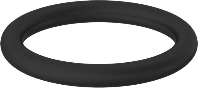 Kimyasala Dayanıklı Viton® Floroelastomer O-Ring, 3 mm Genişlik, 20 mm İç Çap