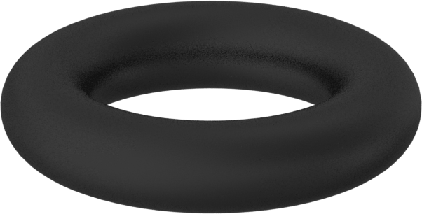 Kimyasala Dayanıklı Viton® Floroelastomer O-Ring, 1.5 mm Genişlik, 4 mm İç Çap