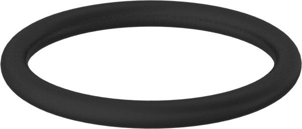 Kimyasala Dayanıklı Viton® Floroelastomer O-Ring, 1 mm Genişlik, 9 mm İç Çap