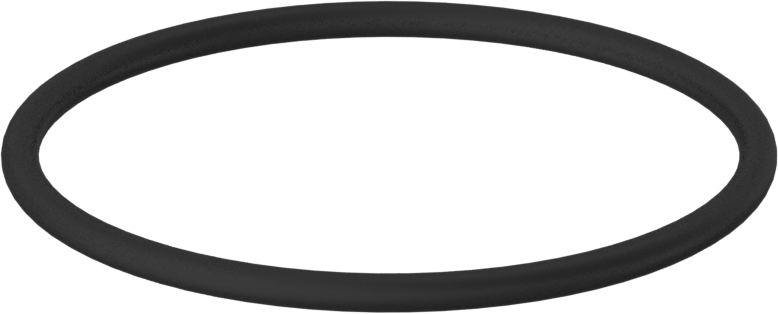 Kimyasala Dayanıklı Viton® Floroelastomer O-Ring, 3 mm Genişlik, 56 mm İç Çap