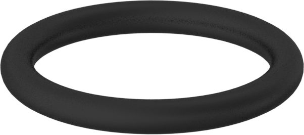 Kimyasala Dayanıklı Viton® Floroelastomer O-Ring, 1 mm Genişlik, 7 mm İç Çap