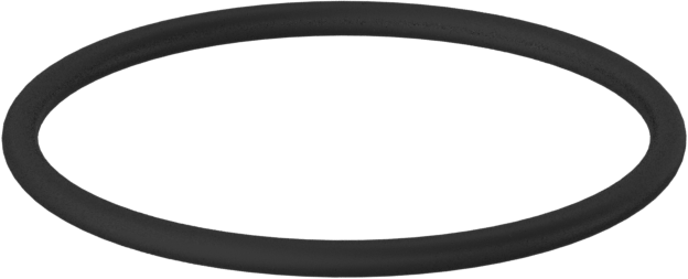Kimyasala Dayanıklı Viton® Floroelastomer O-Ring, 1 mm Genişlik, 17 mm İç Çap