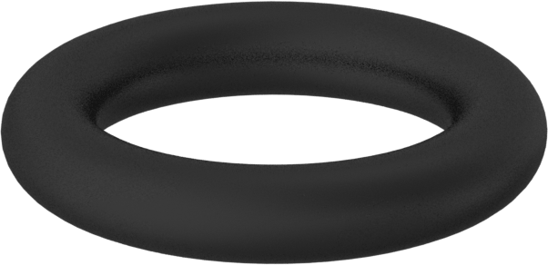 Kimyasala Dayanıklı Viton® Floroelastomer O-Ring, 1.5 mm Genişlik, 5.5 mm İç Çap