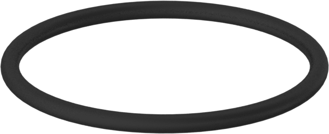 Kimyasala Dayanıklı Viton® Floroelastomer O-Ring, 1.5 mm Genişlik, 23.5 mm İç Çap