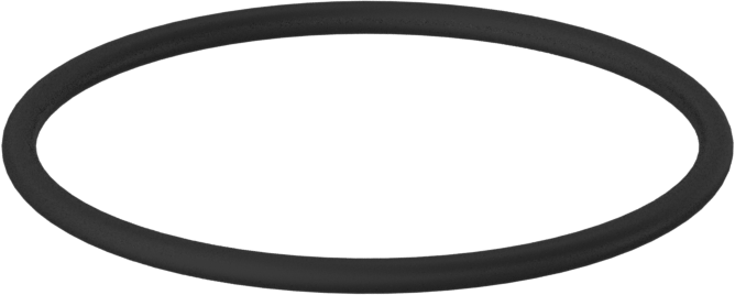Kimyasala Dayanıklı Viton® Floroelastomer O-Ring, 1.5 mm Genişlik, 29 mm İç Çap