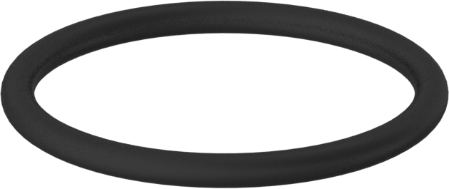 Kimyasala Dayanıklı Viton® Floroelastomer O-Ring, 1.6 mm Genişlik, 18.1 mm İç Çap